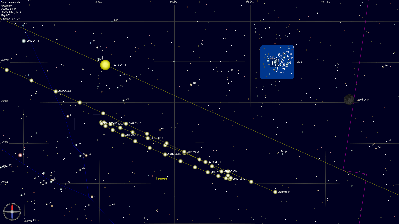 DRomeuf-SimulationCartesDuCielSkyChart_JULIENBC29200414-05h20-LeverEquinoxeSoleilEtPleiades-AvecSaturneDansTaureau.png